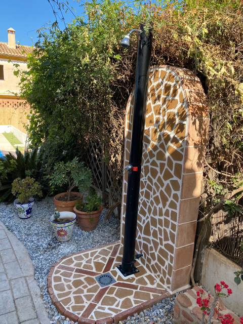 Outdoor Solar Shower Villa Paula Vinuela